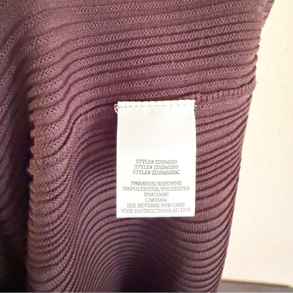 Z Supply Elba Java Brown Midi Dress Size Large - Picture 6 of 8